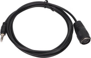 Adattatore di cavo audio per vecchi sistemi di diffusione sonora con connettori 5-pins DIN a 3,5 mm, con conduttore puro rame.