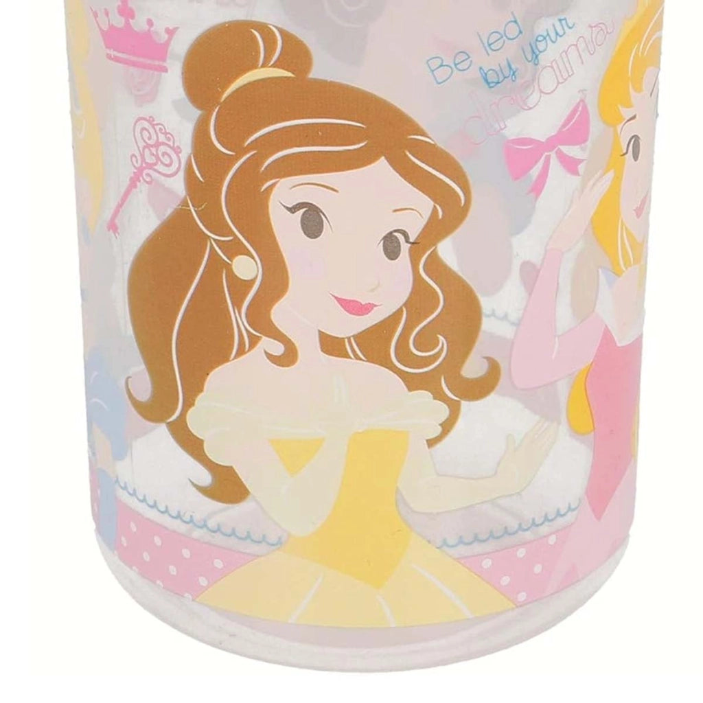Borraccia per bambini con beccuccio a 360 ml senza BPA ergonomica Rosa Princess