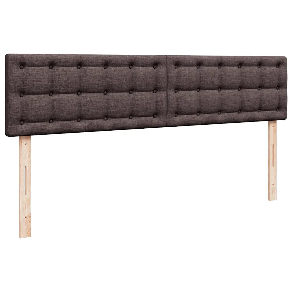 Struttura Letto Pouf con Materassi 200x200 cm in Tessuto 3312046