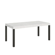 Tavolo allungabile 200/304x90 cm Everyday colore bianco frassino gambe antracite