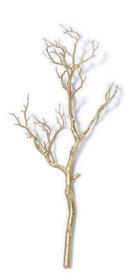 RAMO DECORATIVO ORO IN PVC ALTO CIRCA 70CM