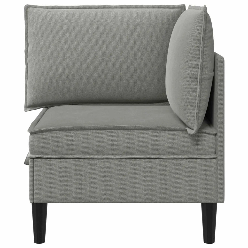 Divano Angolare con Storage Grigio scuro Velluto 42027092