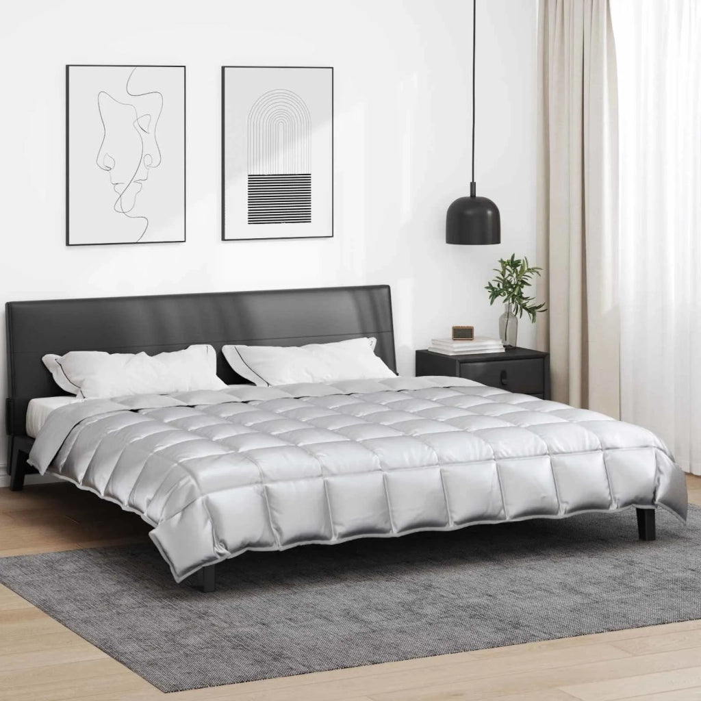 Duvet Invernale Argento 200 x 240 cm Satin e Micropile