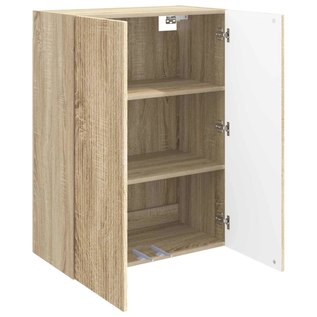 Mobiletto a muro Rovere Sonoma 66 x 34,5 x 90 cm 898397