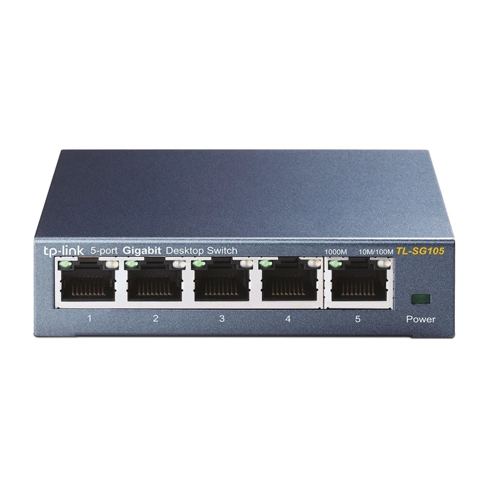 Switch di rete da scrivania TP-Link a 5 porte 10/100/1000Mbps