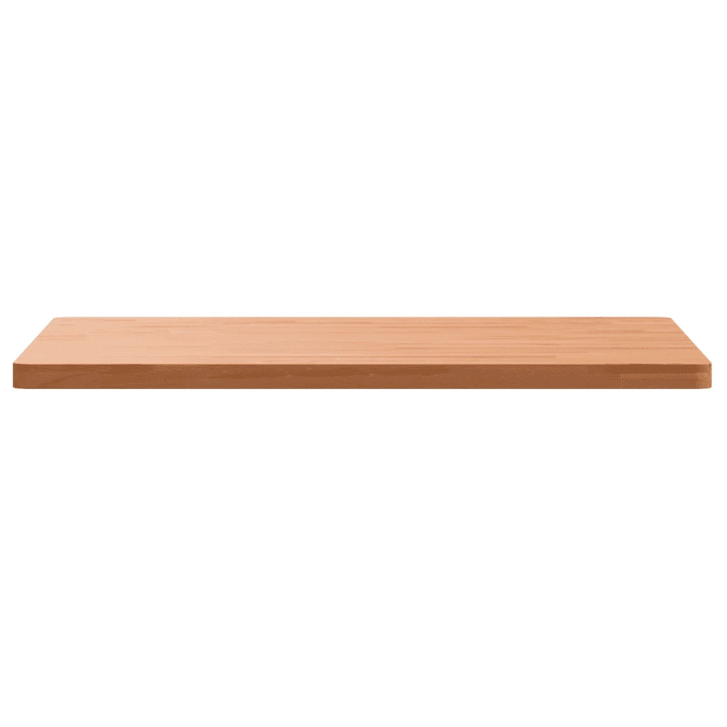 Piano per Tavolo | Superficie Tavolo | Piano Scrivania 70x70x2,5 cm Quadrato Legno Massello di Faggio