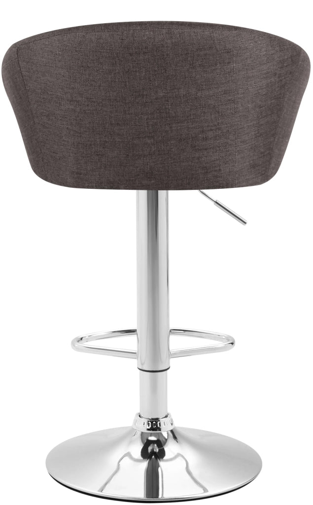 Sgabello Miami V2 in tessuto grigio scuro