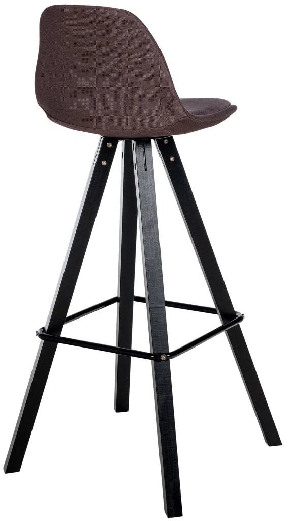 Barhocker Corbin Stoff Square schwarz