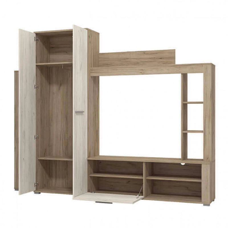 11008878 SOGGIORNO TALIN ROVERE GRIGIO E ROVERE BIANCO