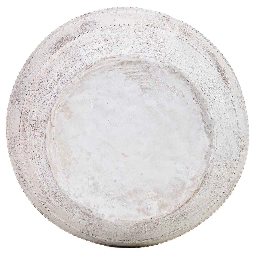 Vaso in magnesio bianco 45x45x47 cm