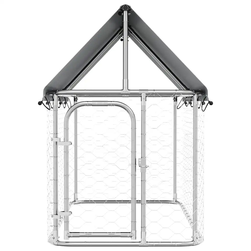 Gabbia per Cani da Esterno con Tetto 200x100x150 cm 171496