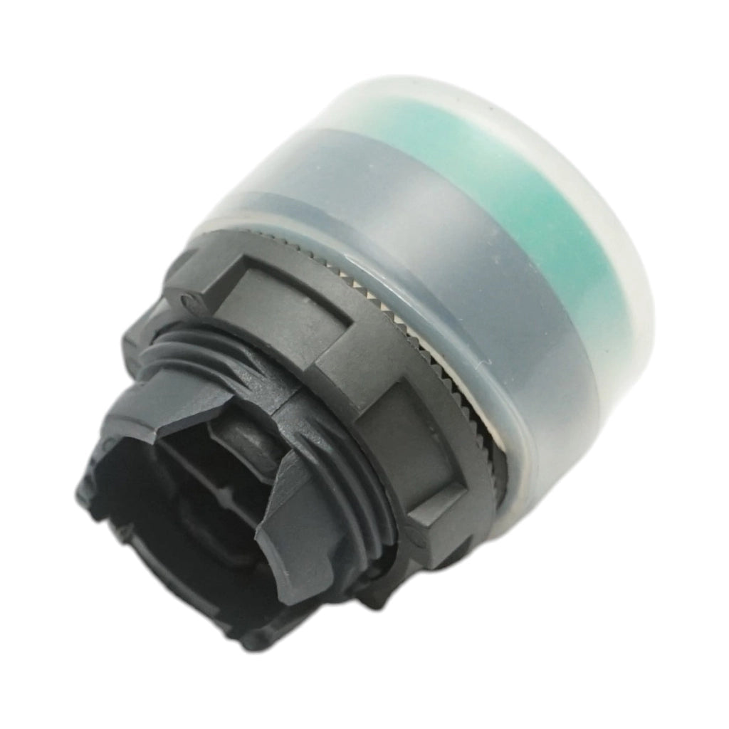 Testa del pulsante di controllo verde con cappuccio protettivo Ø 22mm ZBE Breckner Germany