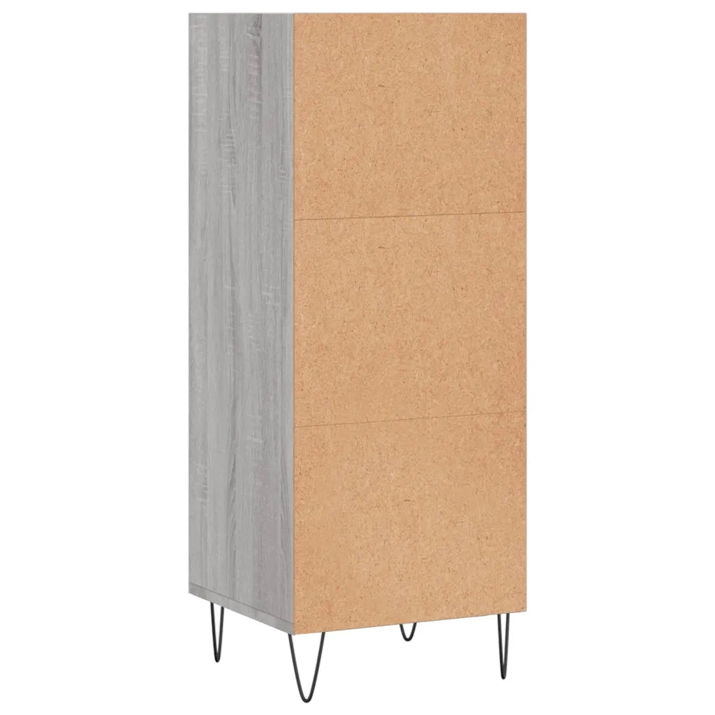 Credenza Grigio Sonoma 34,5x32,5x90 cm in Legno Multistrato 828730