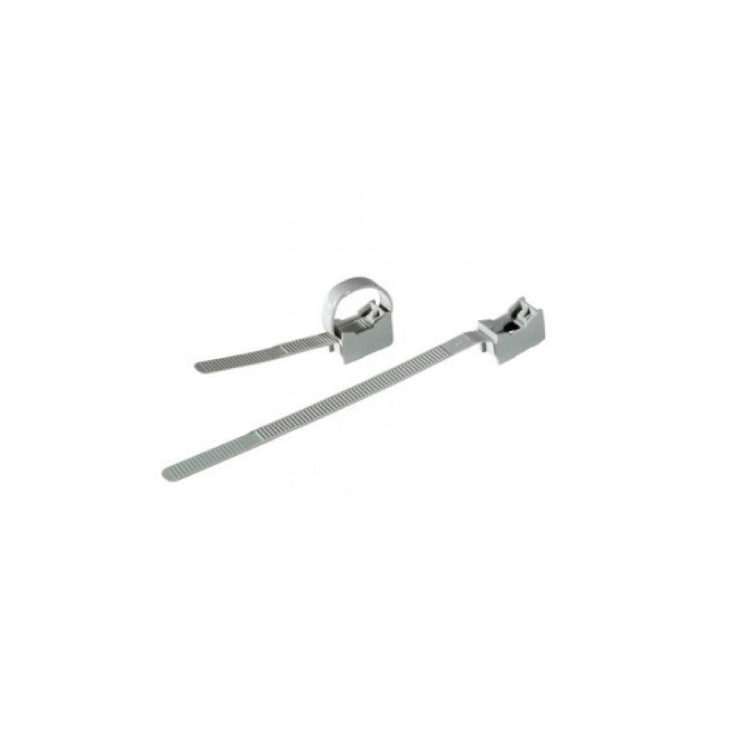 Clips fissatubo a fascetta per tubi diam da 16 a 32 mm 100pz muro parete fascia