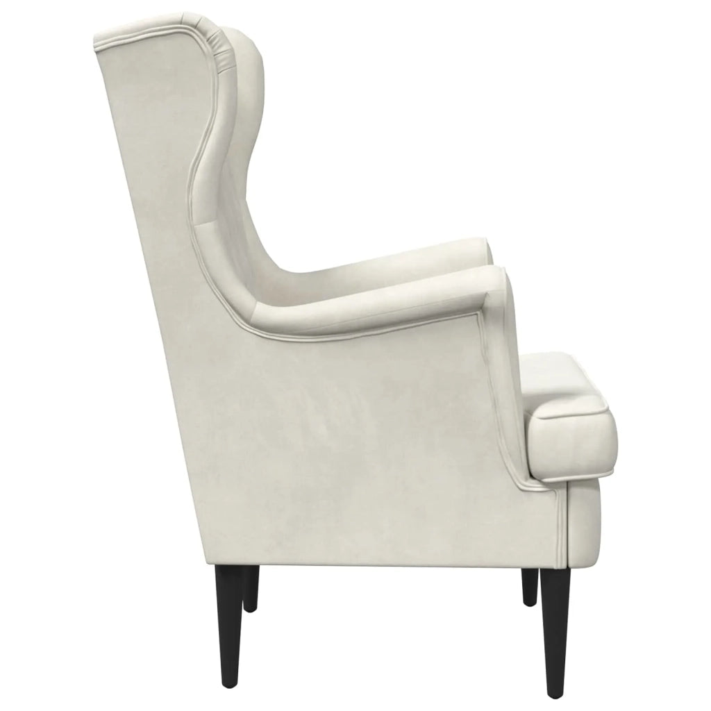 poltrona Crema Velluto 42029933
