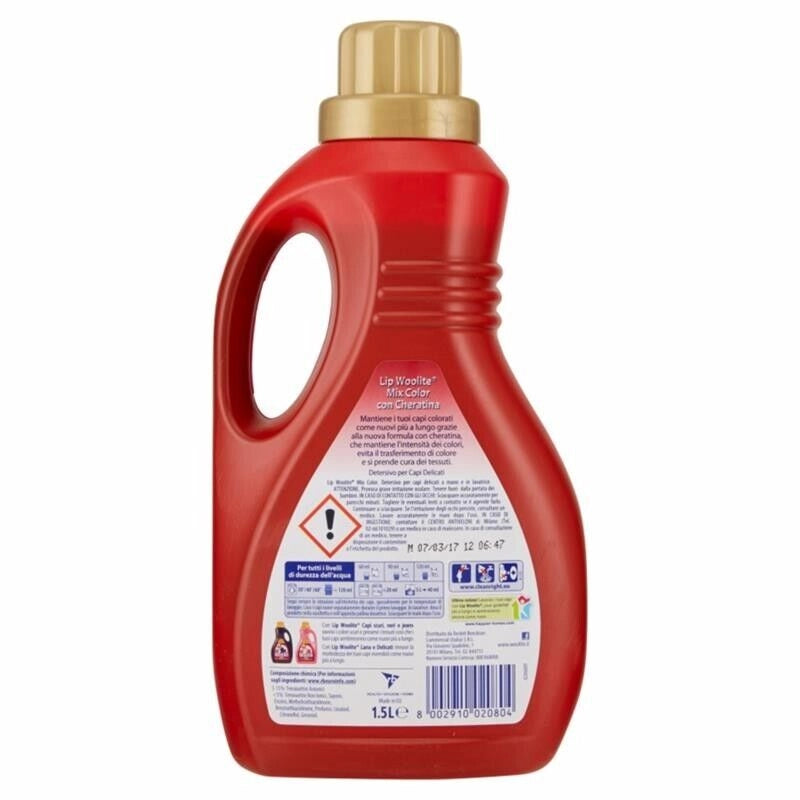 LIP WOOLITE SET 4 PZ  LIQUIDO X 25 LAVAGGI 1,5LT. MIXCOLOR