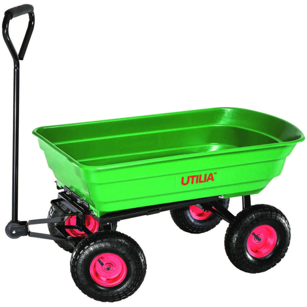 Utilia CARRELLO RIBALTABILE DA GIARDINO lt. 75 portata max kg. 250