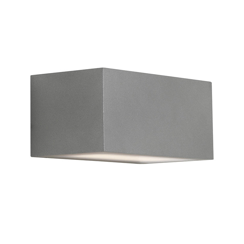 Applique LED RUFY Monoemissione 15W 3000K 100° IP65 Grigio - Illuminazione Esterna Architetturale in Alluminio Pressofuso - Rossini Group