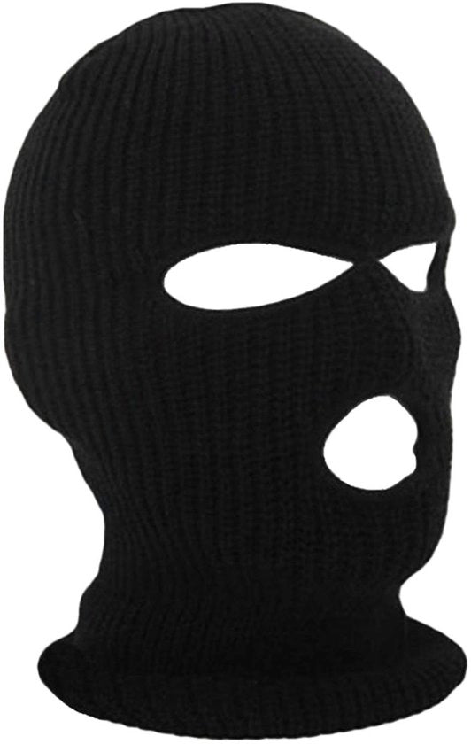 Cappello da Campeggio - Multifunzionale - Nero - Adattabile - Caldo e Comodo - Adatto per adulti di entrambi i sessi - Modello a 3 visiere