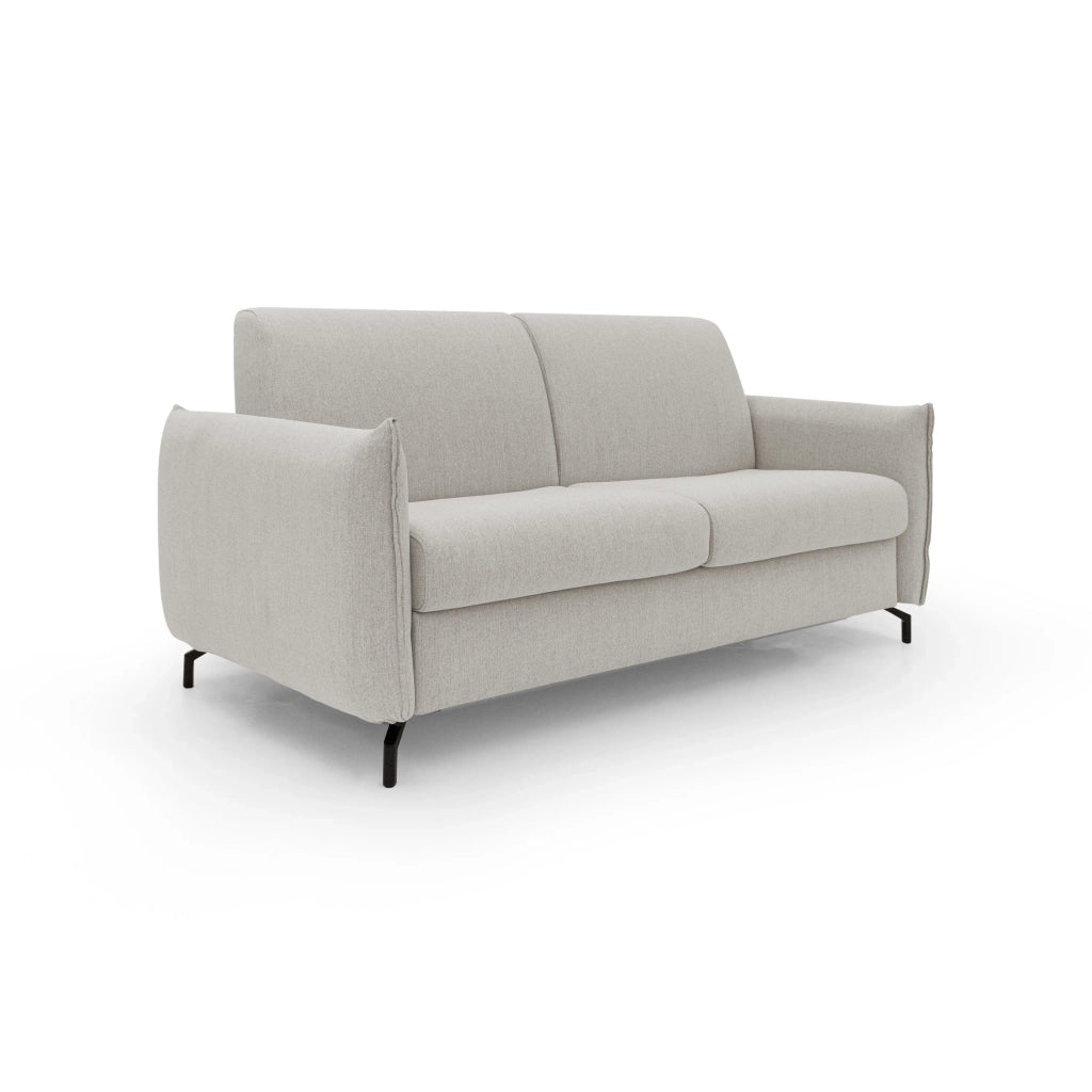 Scarlet Divano letto in tessuto misto cotone impermeabile T19 195 cm (mat.140x197) panna