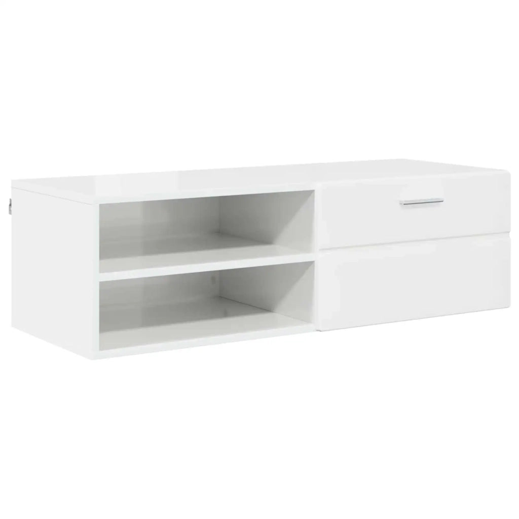Armadio in Legno con cassetto Grigio cemento 100,5 x 39 x 30 cm CFW6310849