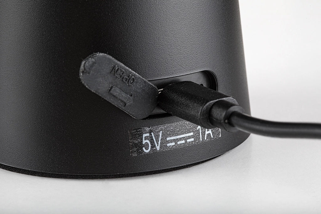 Lampada da tavolo LED portatile Mireo IP44 nera Rabalux