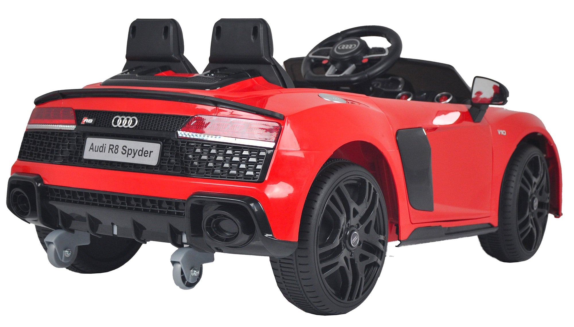 Macchina Elettrica per Bambini 12V con Licenza Audi R8 Spyder Rossa