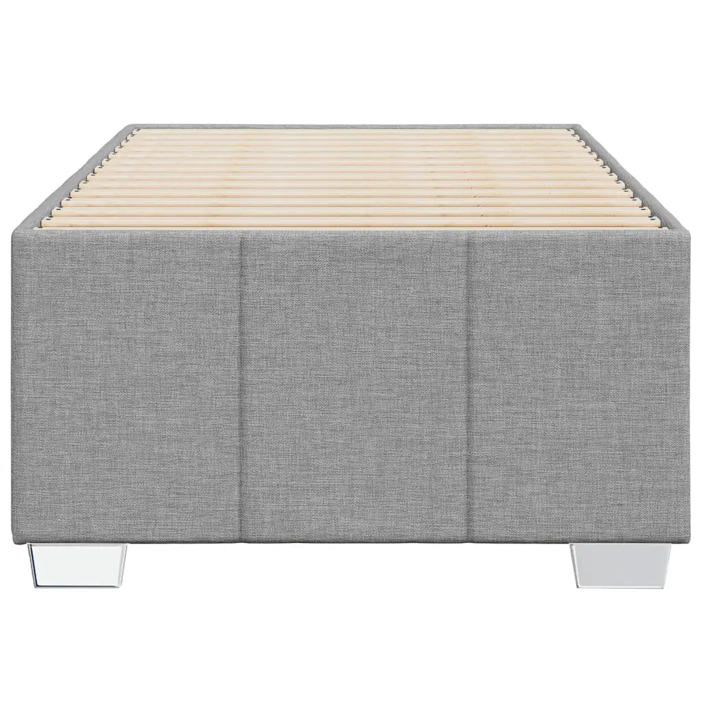 Giroletto senza Materasso Grigio Chiaro 100x200 cm Tessuto
