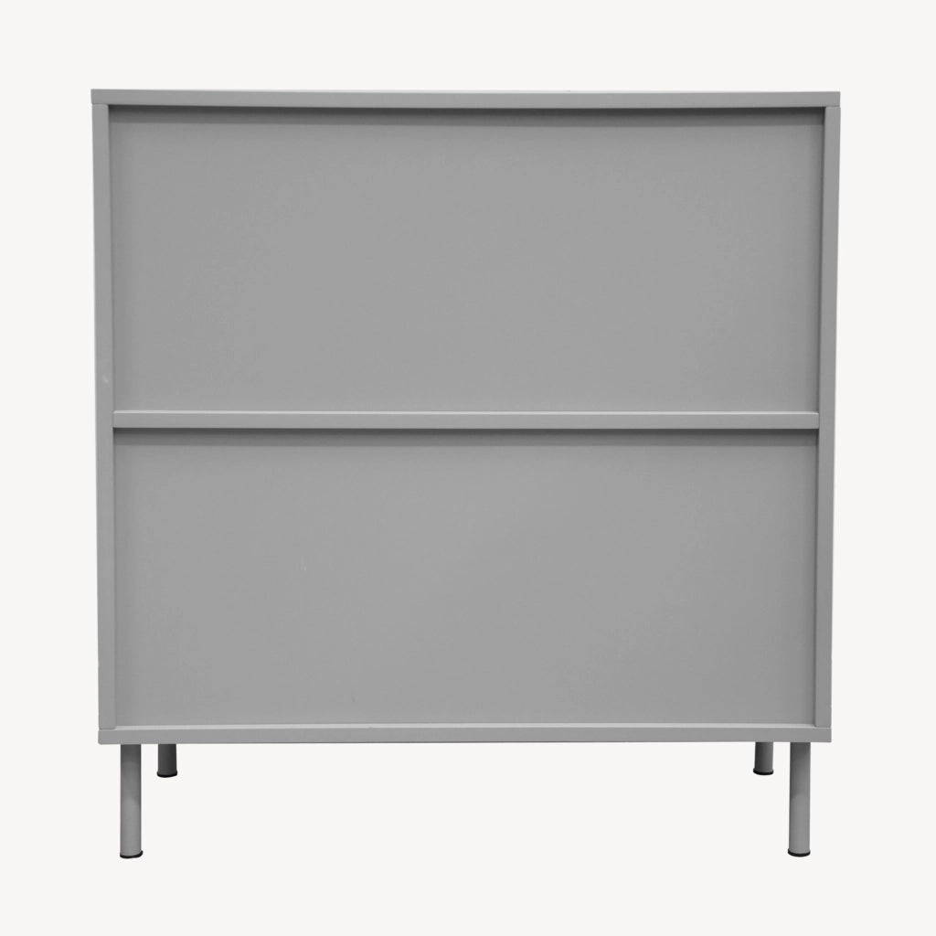 Credenza Holea Comò a 2 Ante 75 x 70 x 34 cm - Grigio [en.casa]