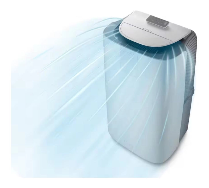 Delonghi pinguino pac ap130i gentlejet inverter condizionatore portatile 13.000 btu, classe a+, con telecomando