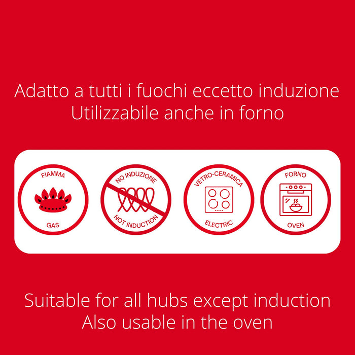 Tegame Antiaderente 2 Manici Ø20 cm Olympia Hard Cook