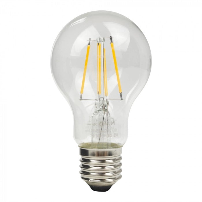 Lampadina LED filamento sfera E27 4W 2700K 480lm Ecolight