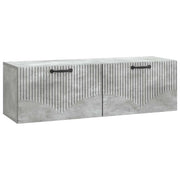Mobile Porta TV da Muro Grigio Cemento 98 x 31 x 30 cm 899068