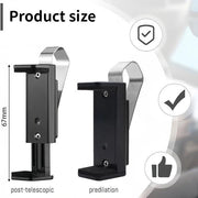 Clip per Apertura Porta Garagem Universale con Regolabile Clip per Visore Auto - Con Orecchioni per Controllo Remoto - Clip per Controllo Remoto per Visore Auto
