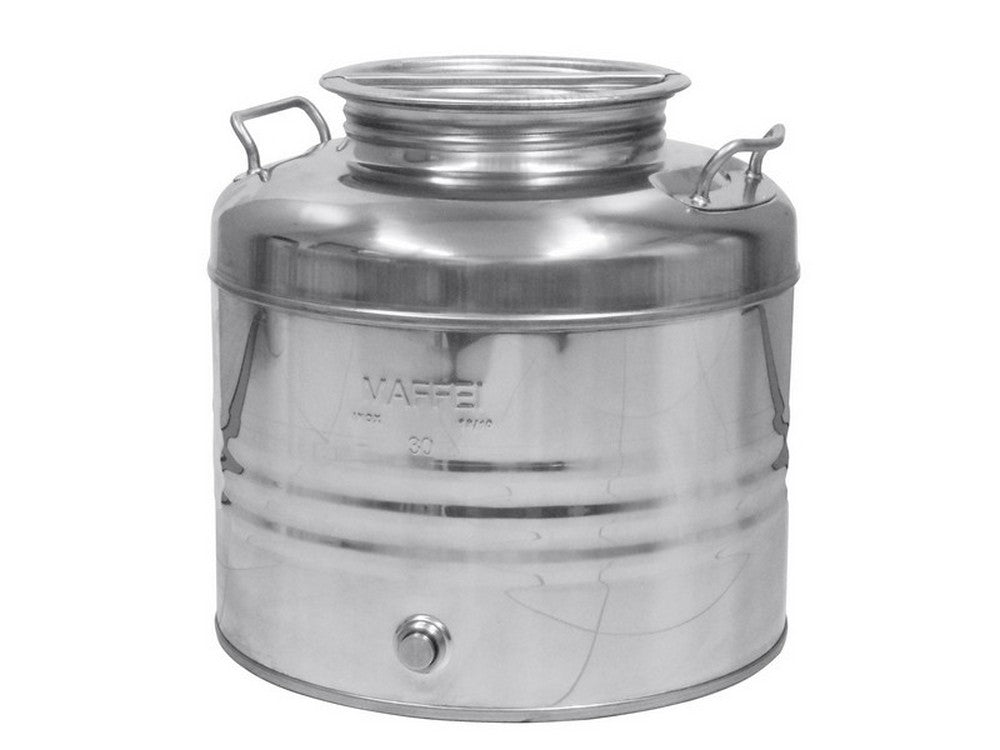 bidone per olio lt. 15 con predisposizione rubinetto cod:ferx.vit54367