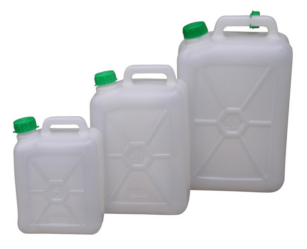 tanica in plastica per alimenti  lt.10 (cm. 14,5x24x37 h) cod:ferx.vit27639