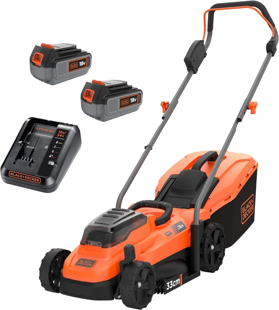 Tosaerba Tagliaerba Rasaerba Black & Decker B+D LITIO 2X18V-4,0Ah BCMW33184L2