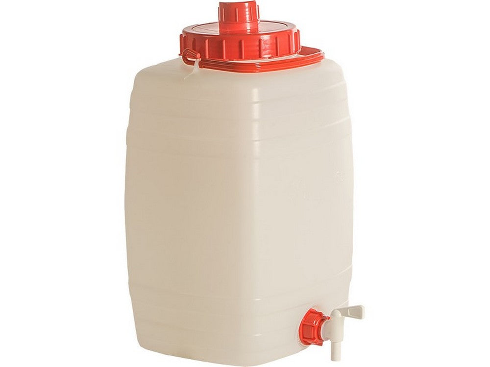 fustino per alimenti demetra con rubinetto e sfiato lt.10 (cm. 24x20x37 h) cod:ferx.vit52491