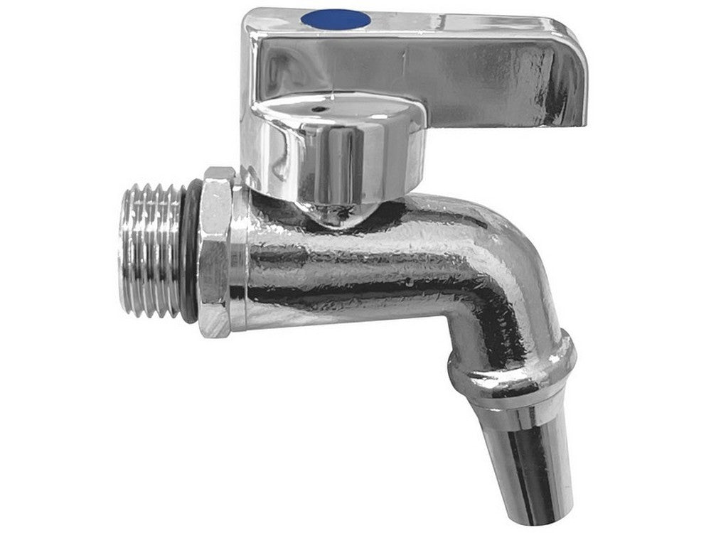 rubinetto per bidoni alimentari in ottone cromato mis. 1/2 cod:ferx.vit51976