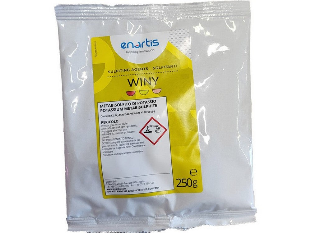 metabisolfito potassio winy gr. 250 cod:ferx.vit35335