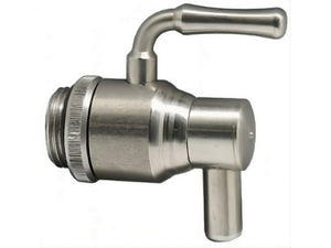 rubinetto per bidoni olio inox a leva salvagoccia e ghiera mis. 1 cod:ferx.vit54281