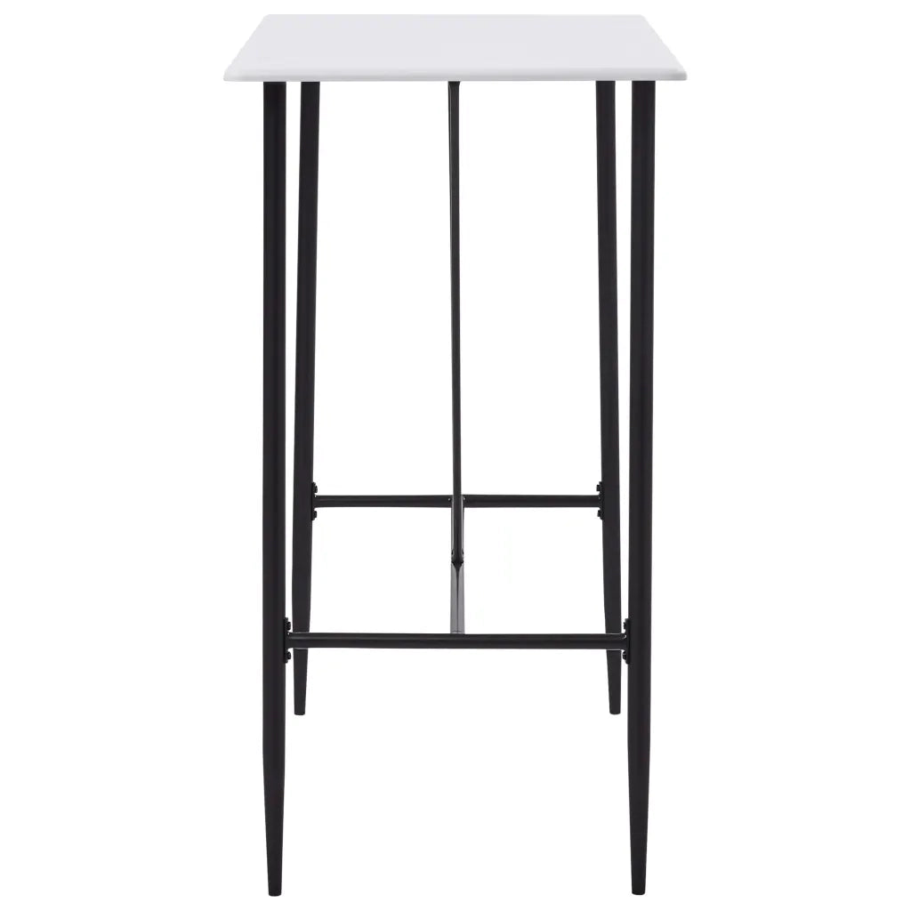 Tavolo da Bar Bianco 120x60x110 cm in MDF 281547
