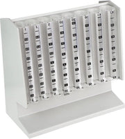 Cassaforte per monete Euro, colore grigio chiaro - 21 x 195 x 10 cm - ideale per monete.