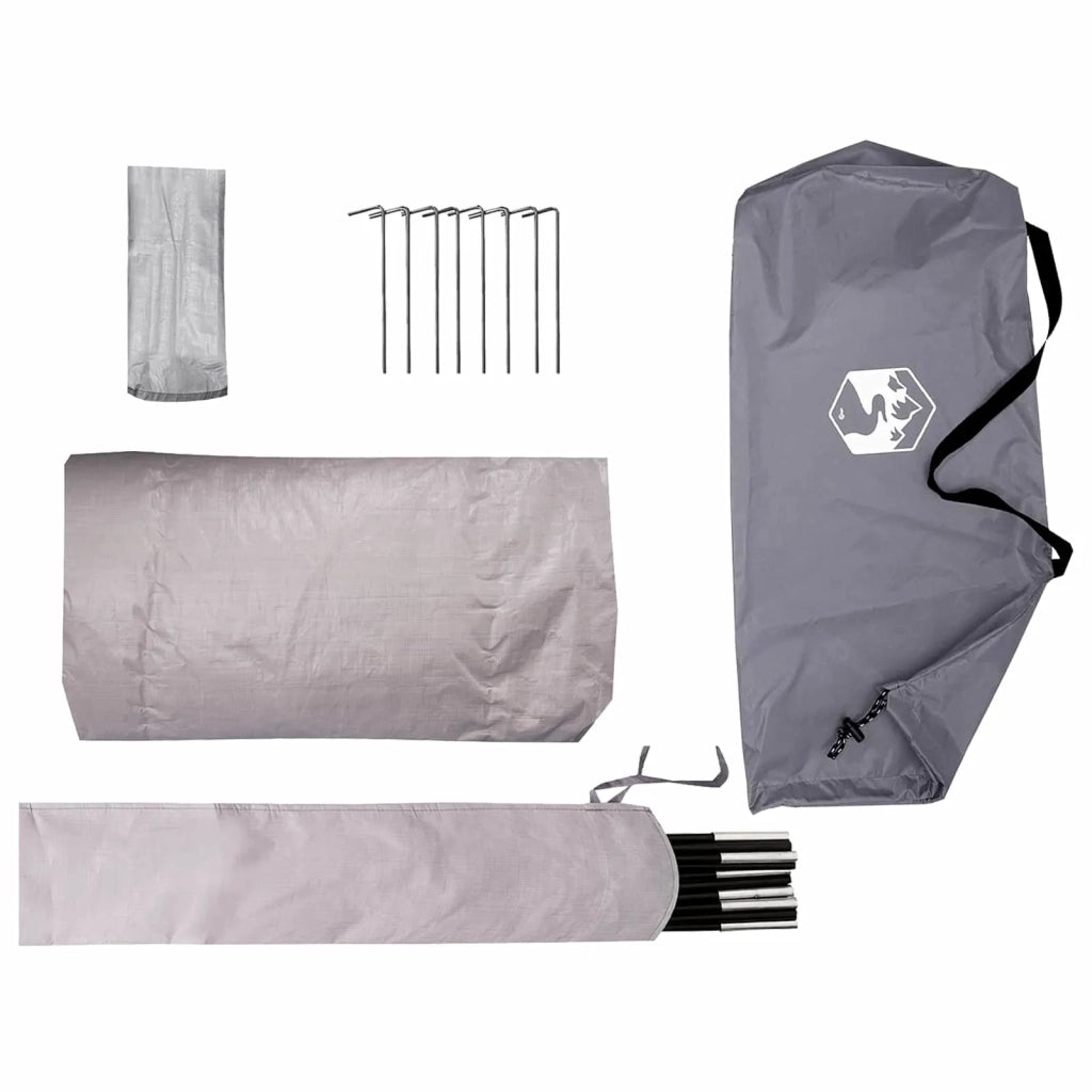 Tenda a tunnel Grigio e arancione 2 persone