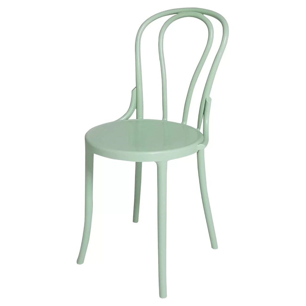 Set 2 sedie in polipropilene verde 46x55x88