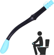 Aiuto per pulire il water - Strumento di supporto per il bagno - Aiuto per pulire il water con le natiche - Strumenti di comfort - Strumenti per anziani - Aiuto per il bagno - Pulizia comoda per mobilità ridotta