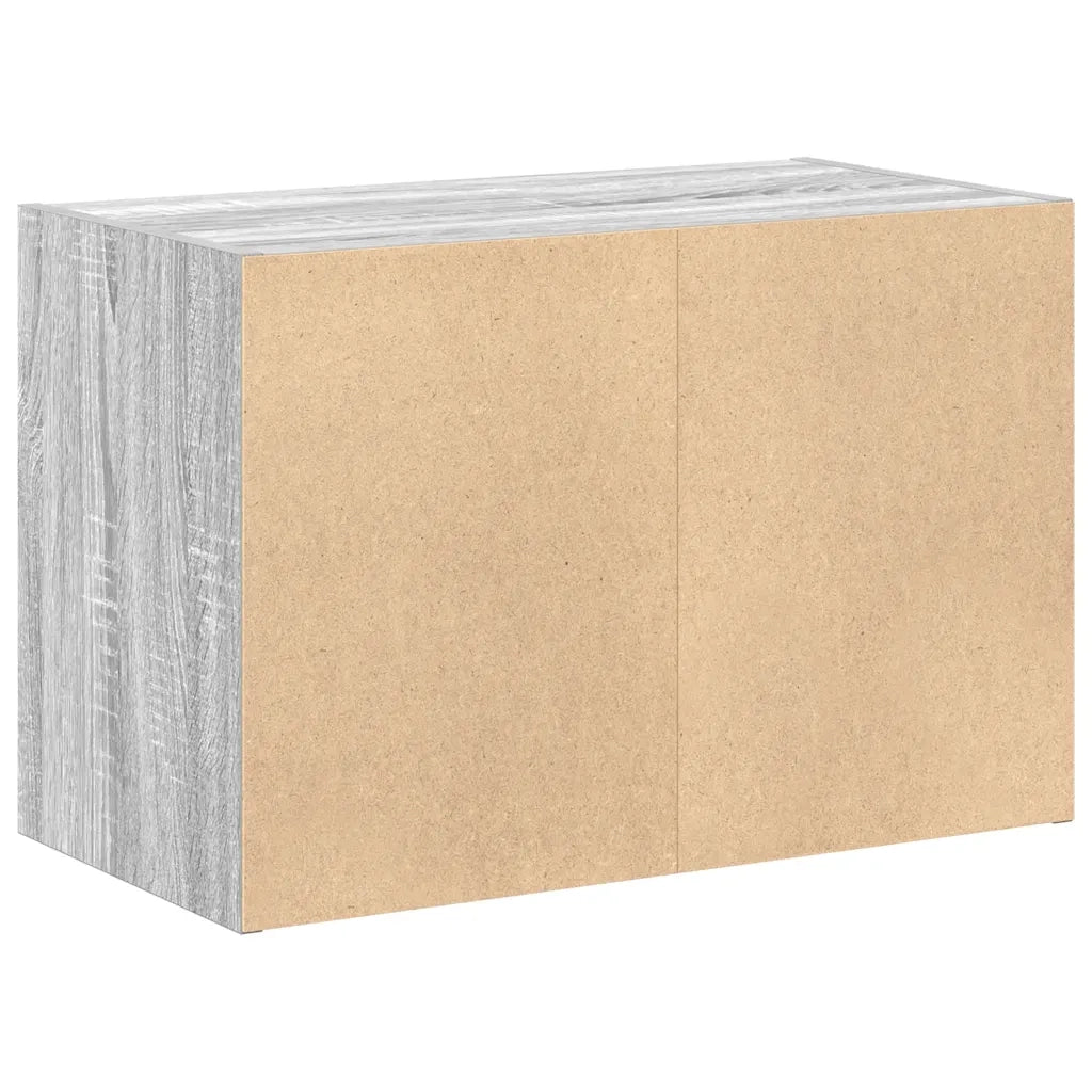vidaXL Armadio con 2 Cassetti Grigio Sonoma 60x31x40 cm in Truciolato