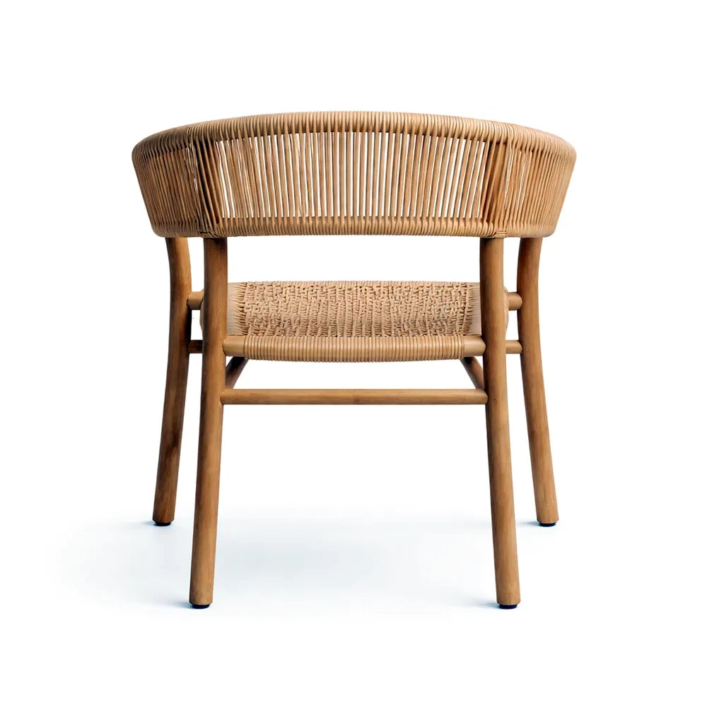 Set 2 Sedie da Giardino in Legno Teak – Aruna
