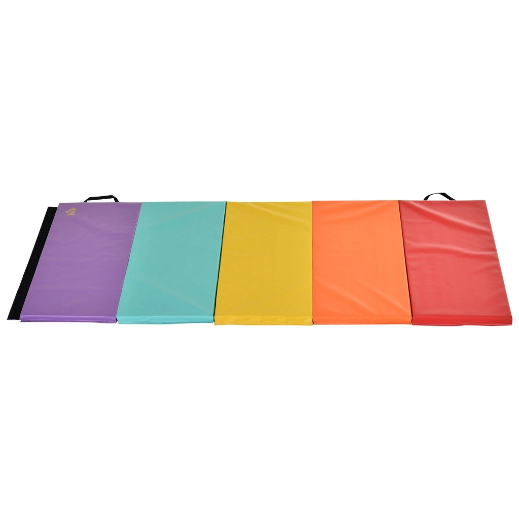 EasyComfort Tappetino Fitness per Palestra e Casa, 5 Pannelli Pieghevoli, 195x76x3cm