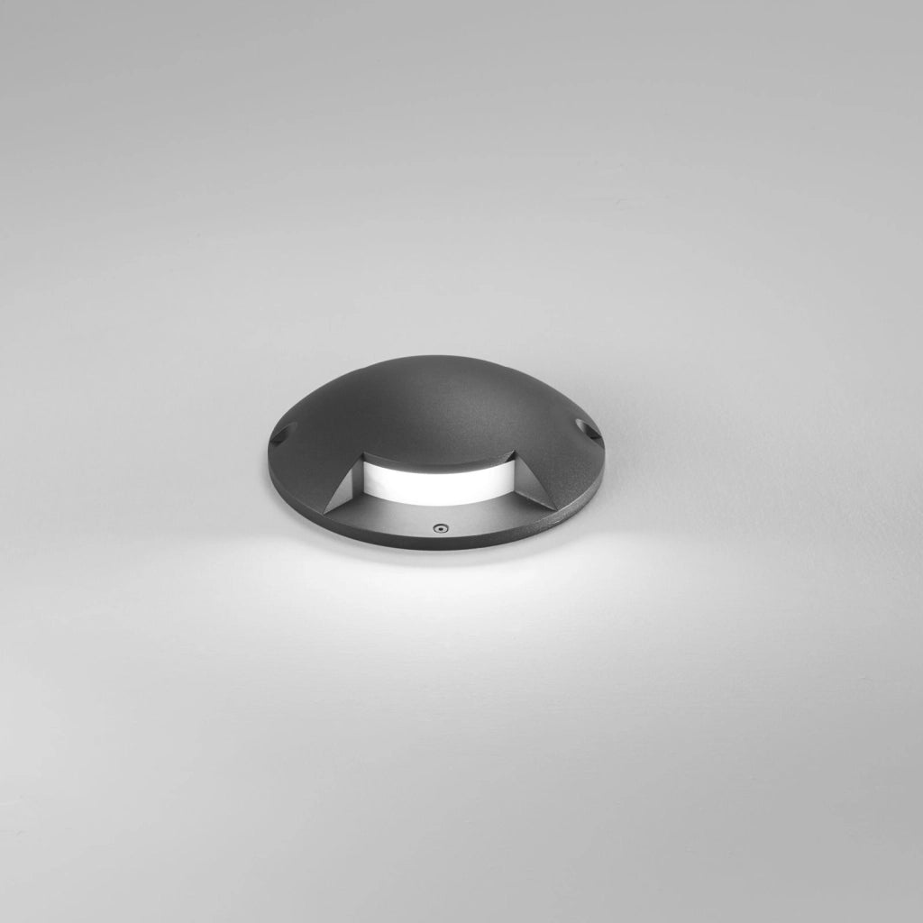 SEGNAPASSI CALPESTABILE LED GROUND ANTRACITE 6W 730LM CCT 3000K / 4000K IP65 21X5,4CM